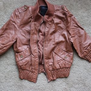 Therapy Faux Leather Jacket